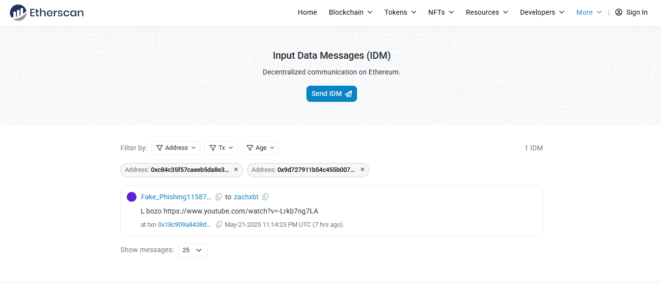 Coinbase 黑客转移价值 4200 万美元的比特币后对 ZachXBT 发起攻击