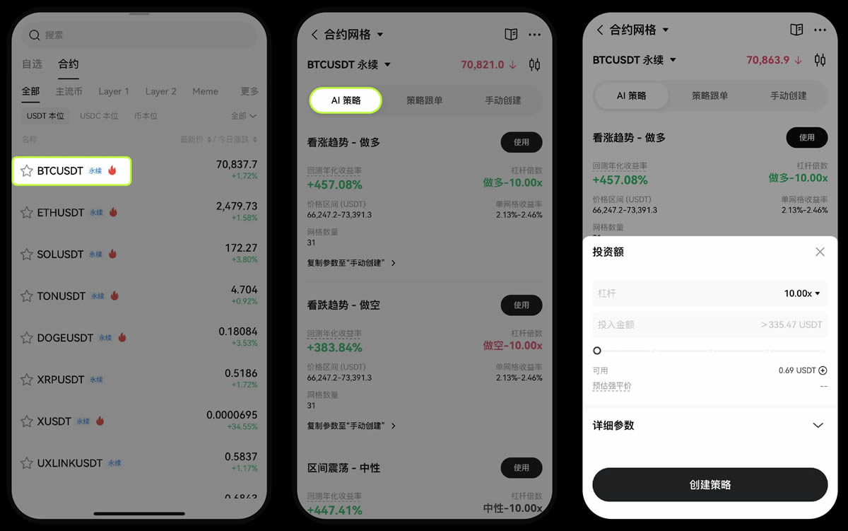 OKX网格策略是什么?手把手教你如何进行现货和合约网格交易