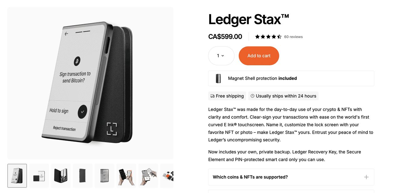 什么是Ledger Stax 钱包?功能有哪些?使用步骤教学