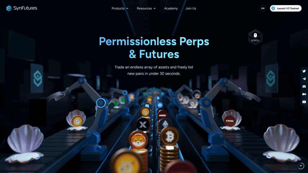 SynFutures(F)币是什么?F币运作方式、代币经济学及未来展望