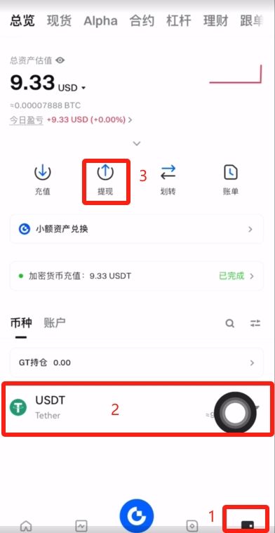 Gate交易所转USDT到币安的流程:USDT充值和提USDT图文教学