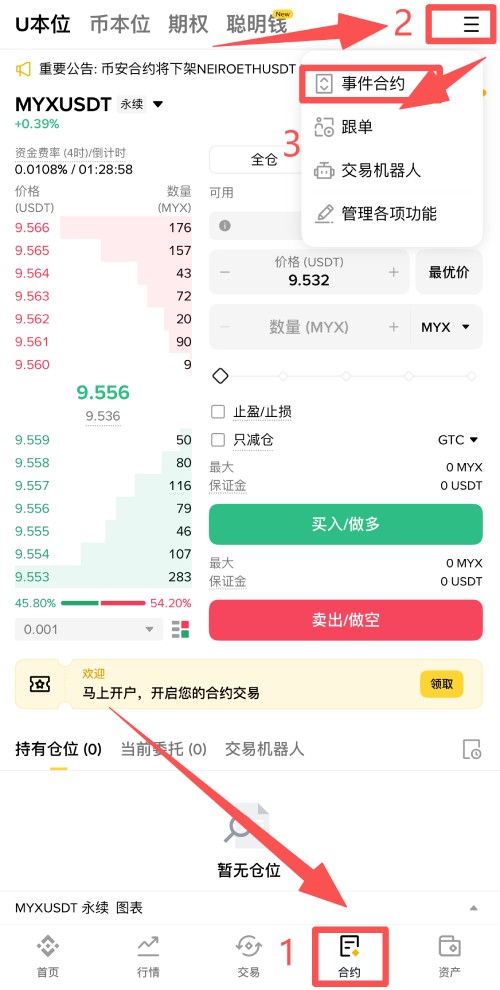 币安事件合约是什么?如何使用它?币安事件合约操作教学