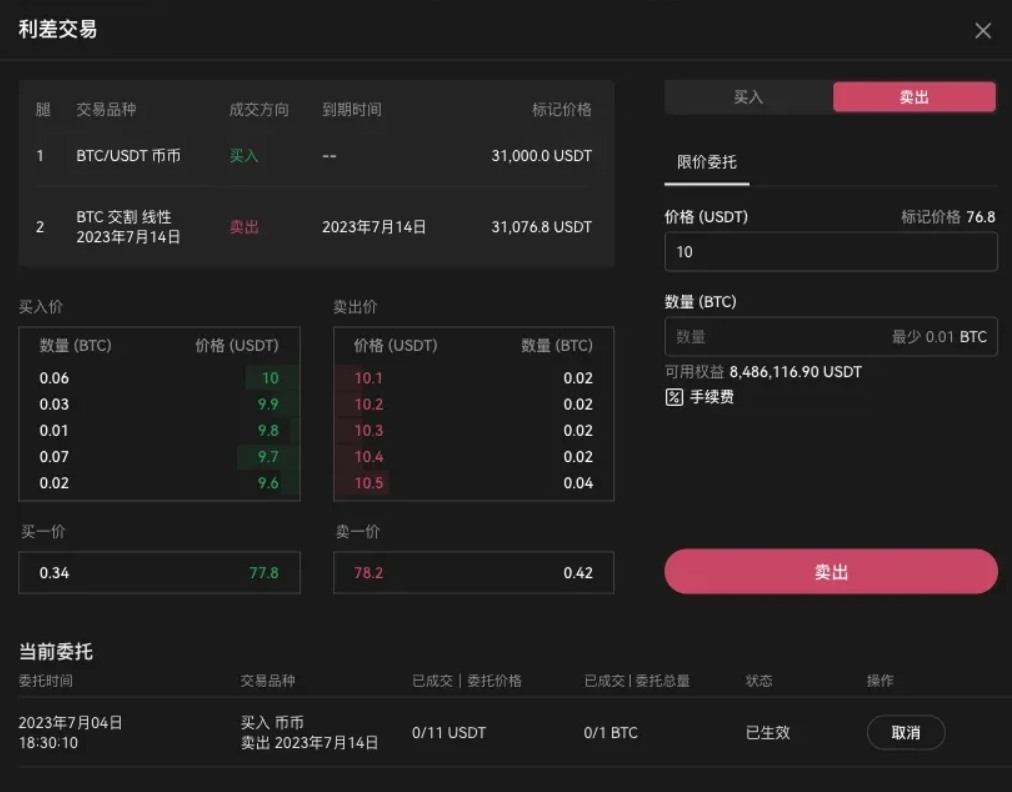 欧易交易所的价差速递是什么?如何交易?欧易价差速递操作教学