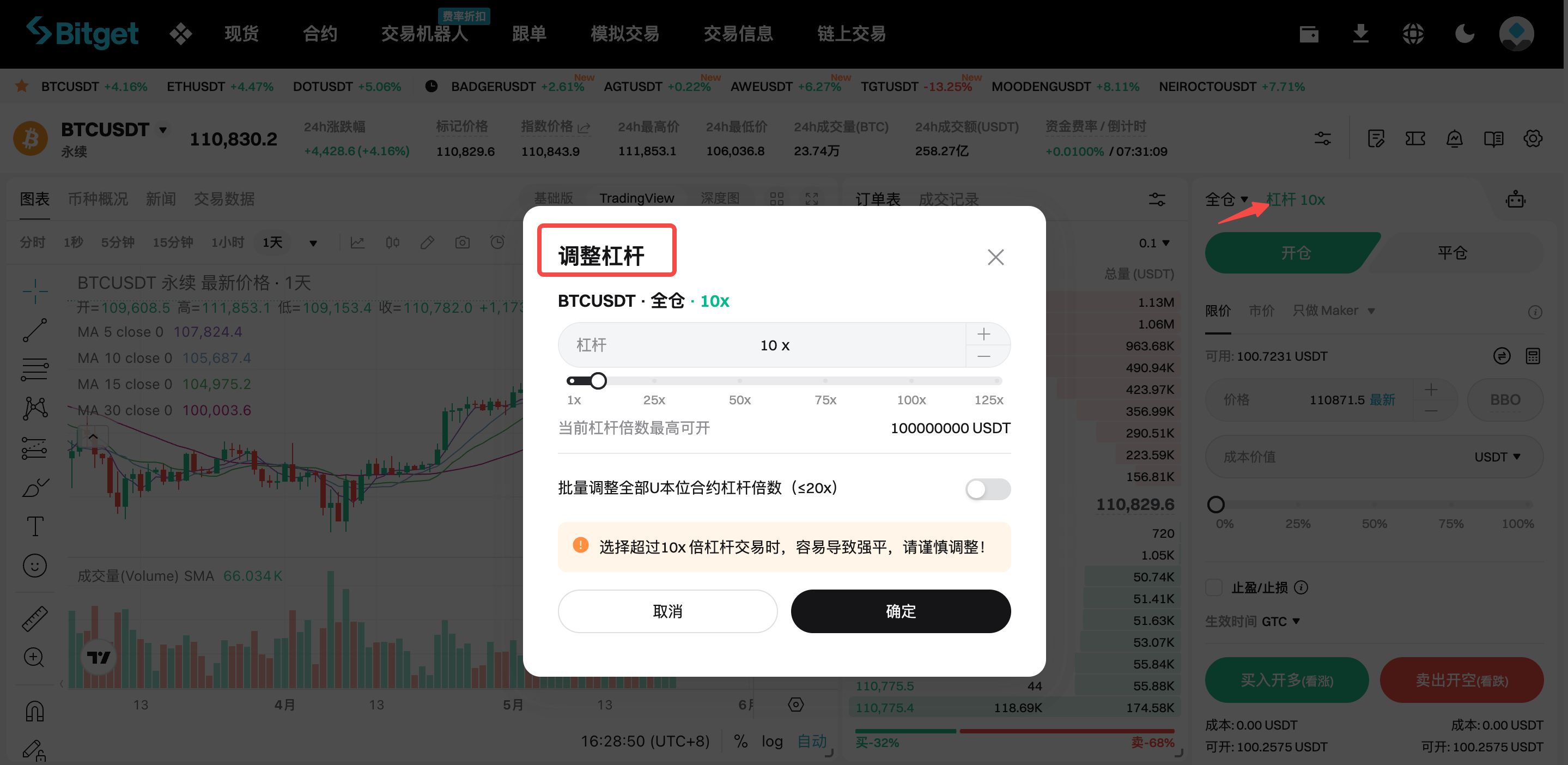 新手如何玩转Bitget期货合约交易?Bitget合约交易页面、优缺点、操作方法