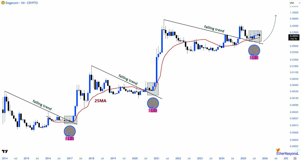 狗狗币(DOGE)持币者正在买入回调:2026年达到1.60美元现实吗?一文了解